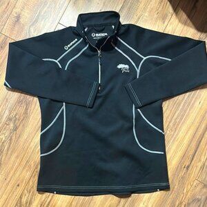Sunice Black Quarter-Zip Pullover w/ Gray Accents. w/ Torrey Pines logo, size XL